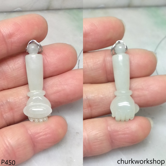 Jade hand pendant