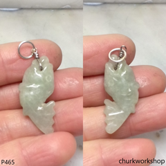 Jade fish pendant