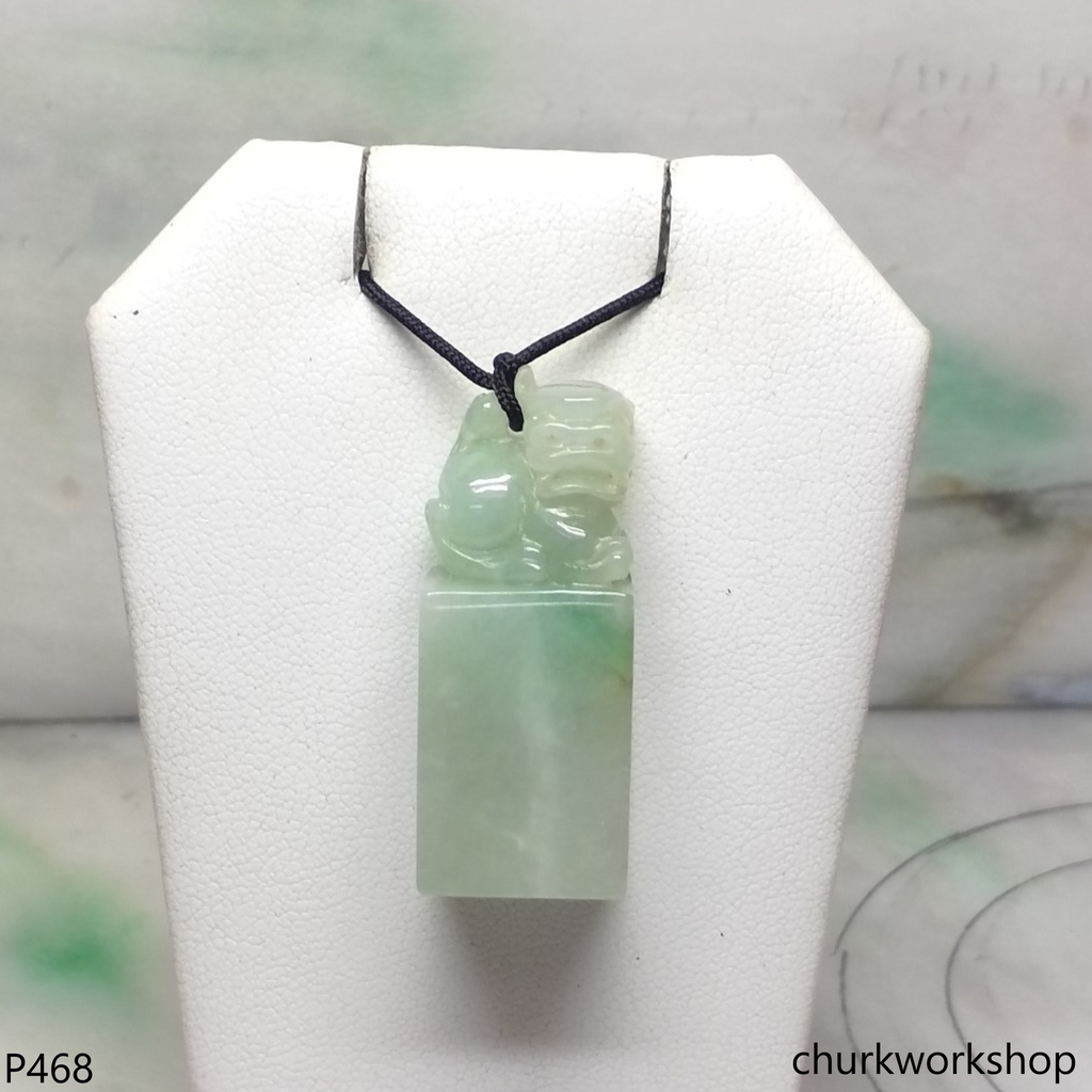 Lion seal pendant (獅印章)