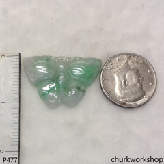 Jade butterfly pendant