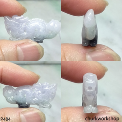 Lavender jade dragon pendant