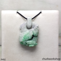 Jade dragon pendant