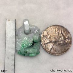 Jade dragon pendant