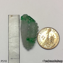 Light green bitter melon pendant