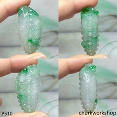 Light green bitter melon pendant