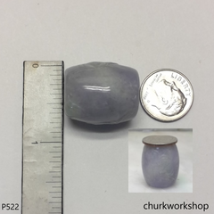 Lavender jade tubes necklace