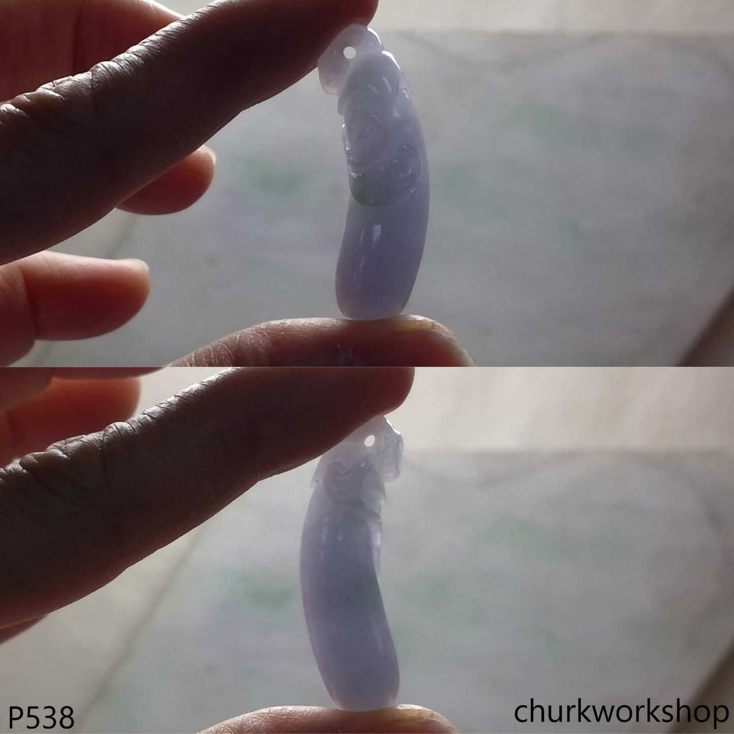 Lavender jade pendant
