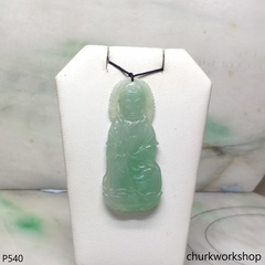 Light green jade lady Buddha