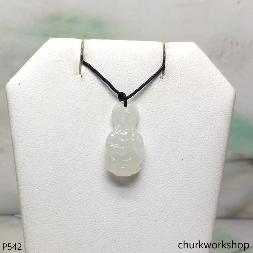 White jade lady Buddha