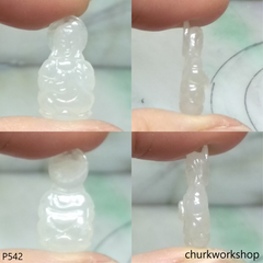White jade lady Buddha