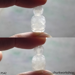 White jade lady Buddha