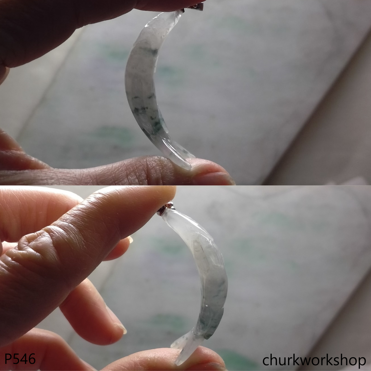 Jade fish pendant