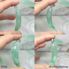 Jade fish pendant