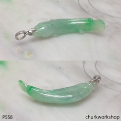 Jade fish pendant