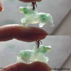 Small jade horse pendant