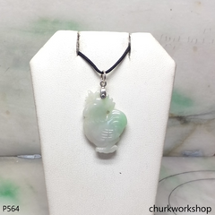 Jade rooster pendant