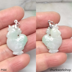 Jade rooster pendant