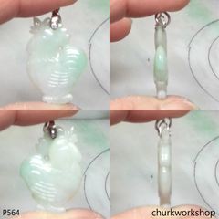 Jade rooster pendant