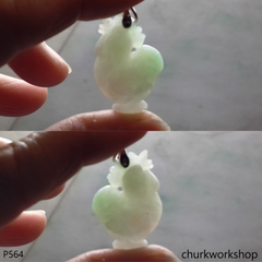 Jade rooster pendant