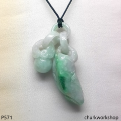 Reserved for Sophia Special crave jade pendant