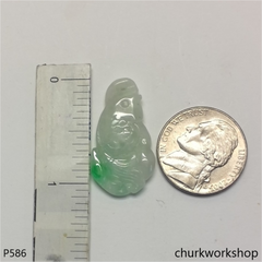 White jade fish pendant