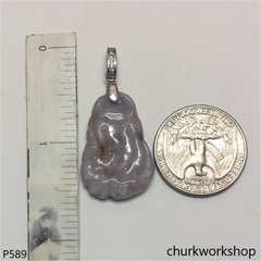 Small lavender jade pendant