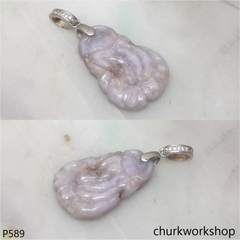 Small lavender jade pendant