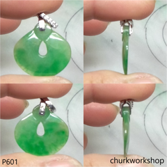 Green jade pendant