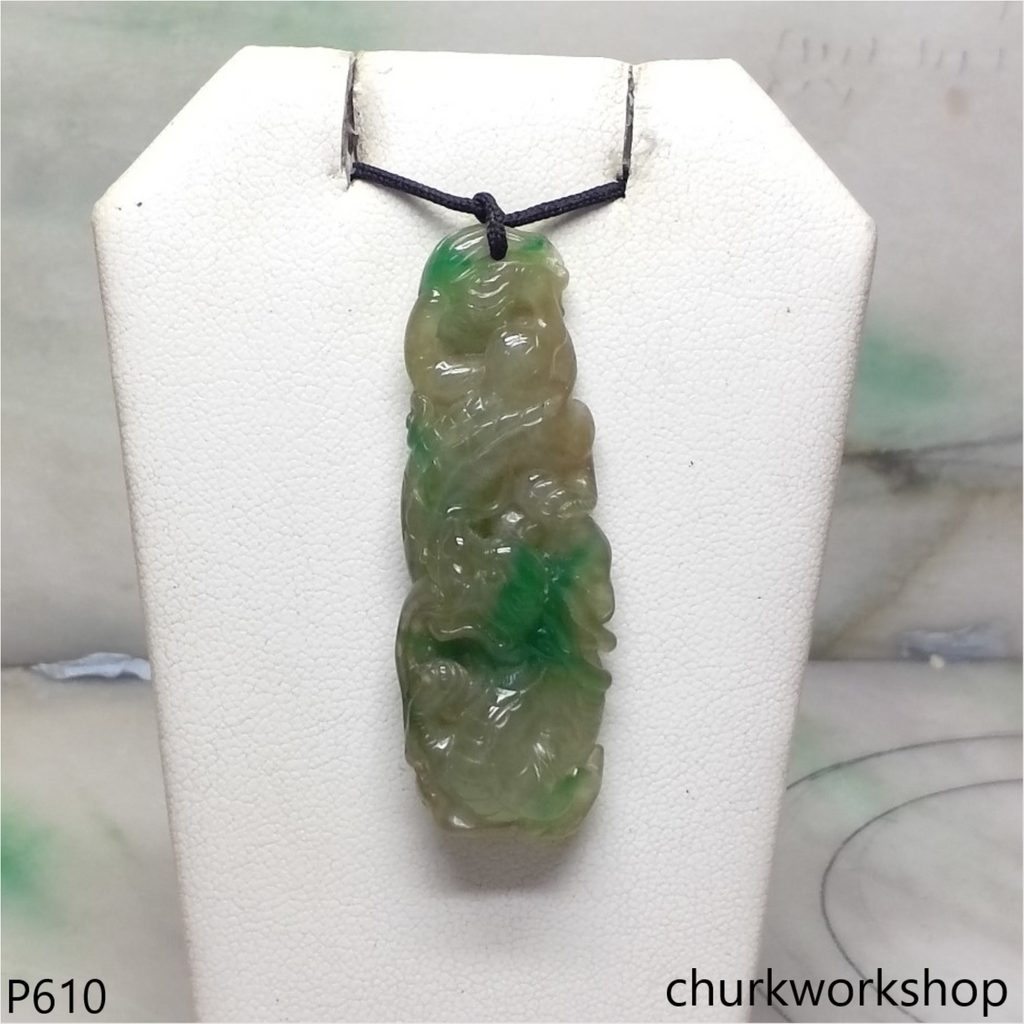 Dragon jade pendant.