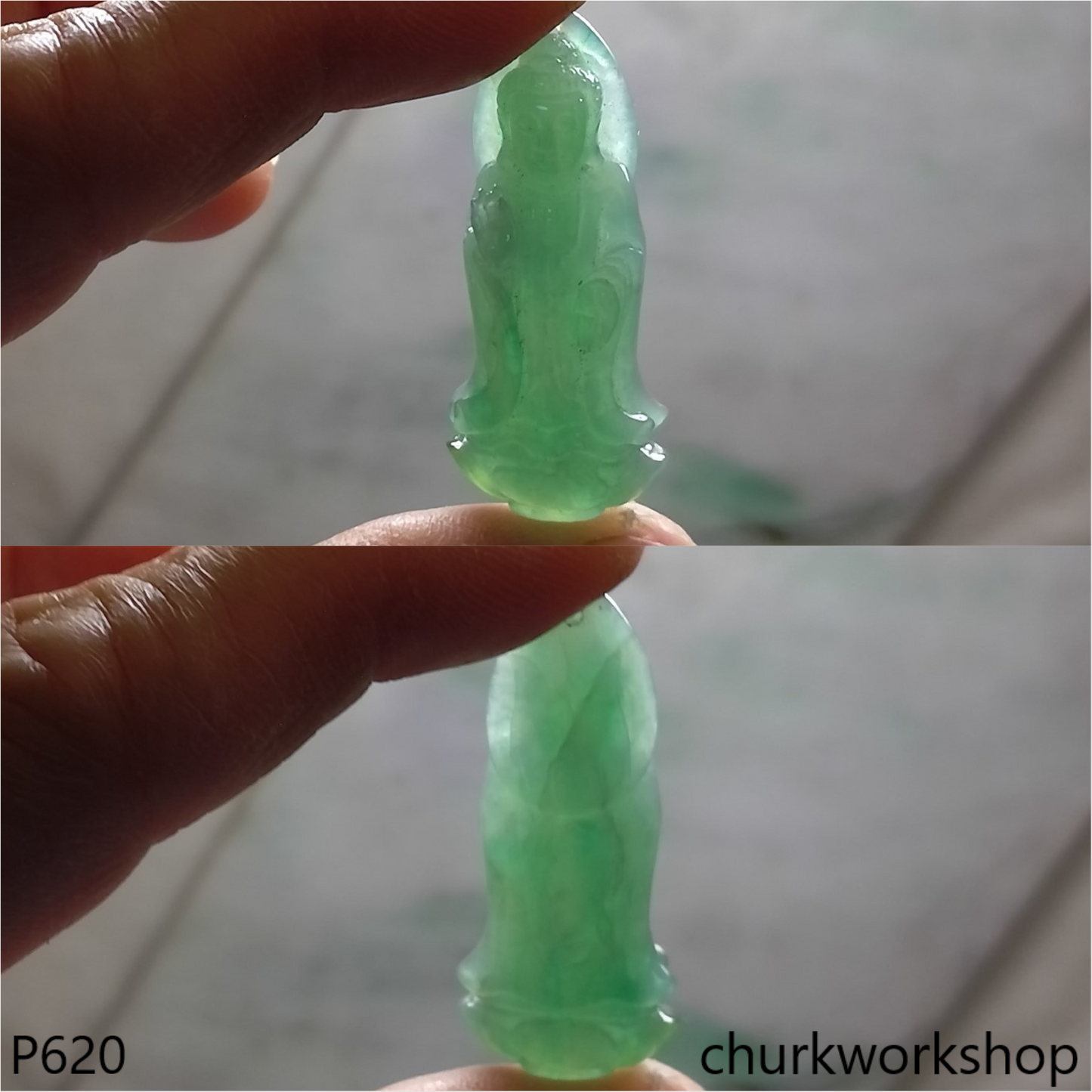 Jade Buddha pendant