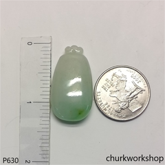 Light green jade pendant