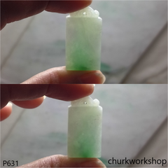 Light green jade pendant