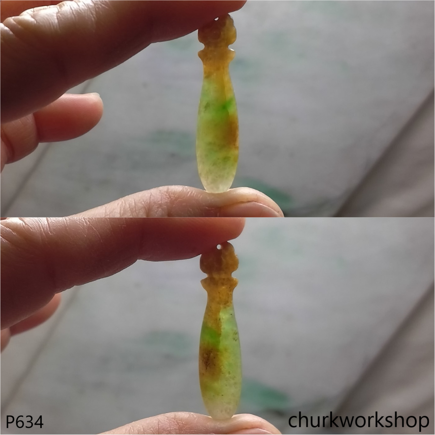 Yellowish color Ruyi pendant