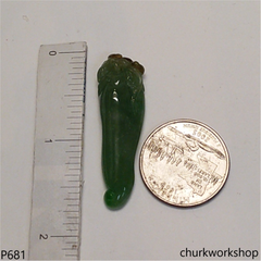 Bluish green jade pendant