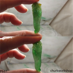 Bluish green jade pendant