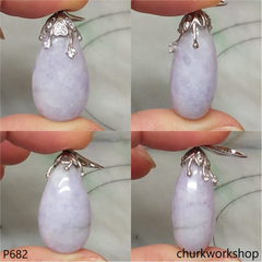 Lavender jade pendant