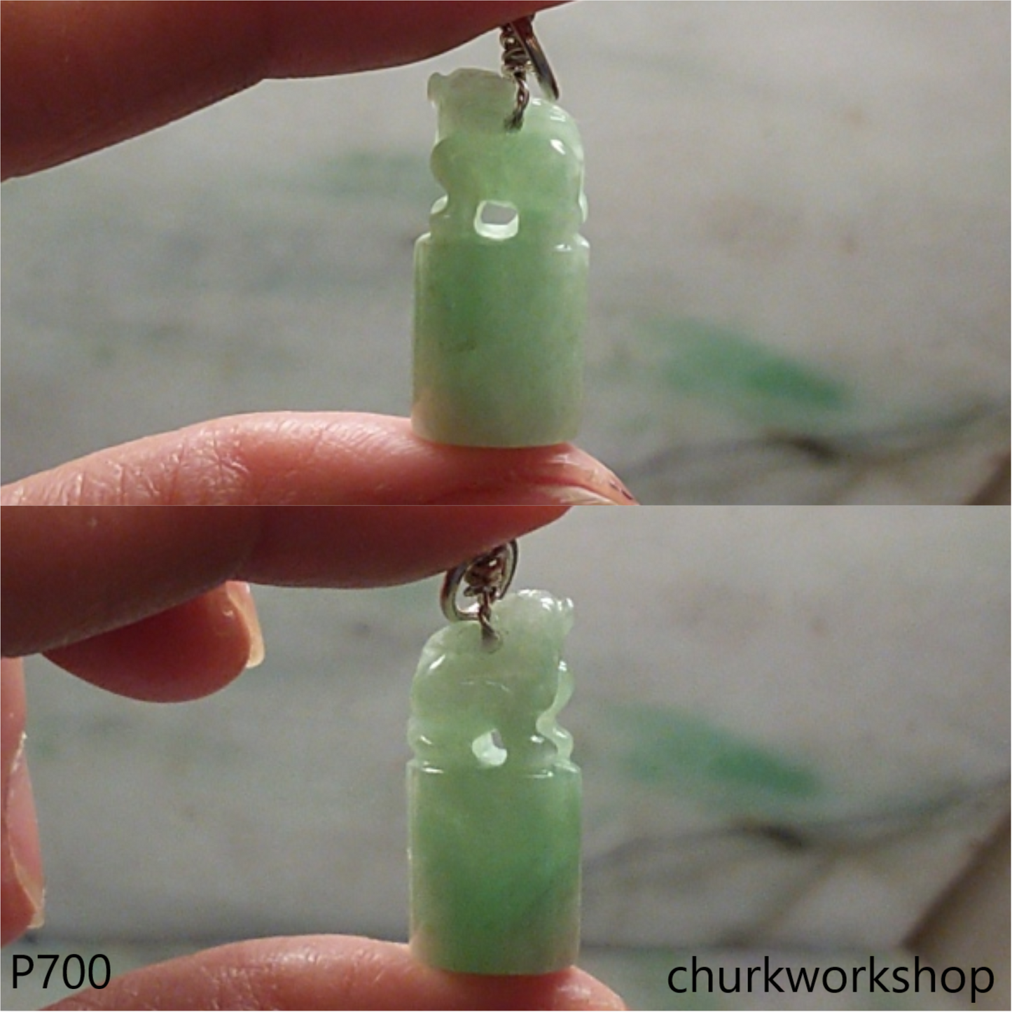 Lion seal pendant (獅印章)
