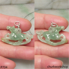Small jade horse pendant