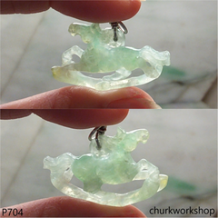 Small jade horse pendant