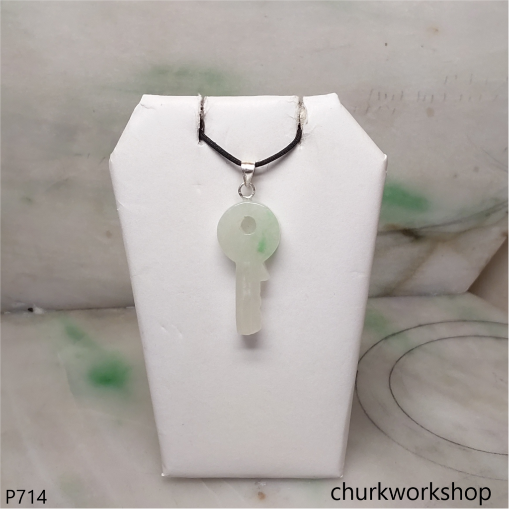 Jade key pendant