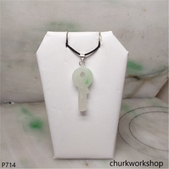 Jade key pendant