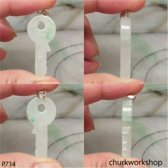 Jade key pendant