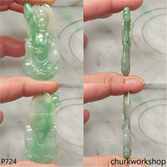 Light green jade lady Buddha