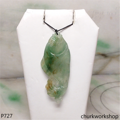 Jade fish pendant