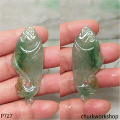Jade fish pendant