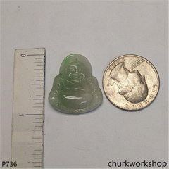 Jade happy Buddha pendant