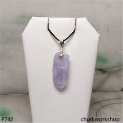 Lavender Buddha hand pendant