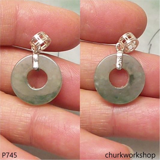 Small jade Donut pendant