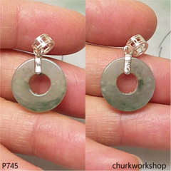 Small jade Donut pendant