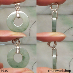 Small jade Donut pendant